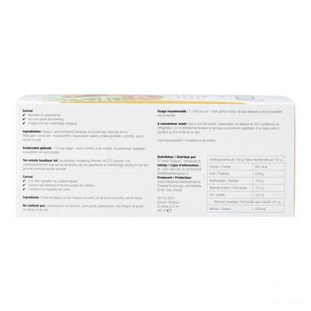 Caricol Papaya Food Supplement Stick 20x20 ml