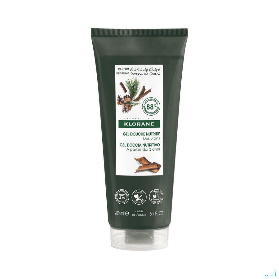 Klorane Lichaam Douchegel Cederhout 200 ml