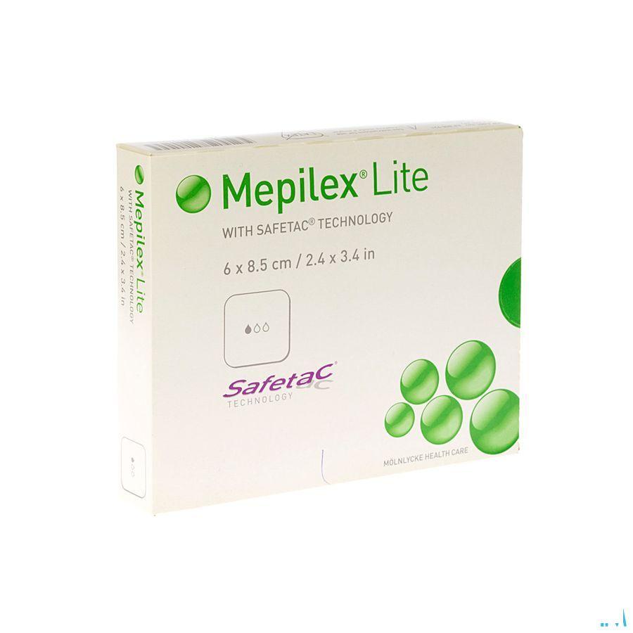 Mepilex Lite Pansement Fin Sil Ster 6x 8,50cm 5 284000  -  Molnlycke Healthcare