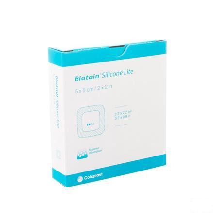 Biatain Silicone Lite Pansement Msse 5,0x 5,0 5 33452  -  Coloplast