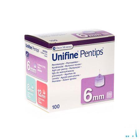 Unifine Pentips Pennaald 31G 6Mm 100 An3590  -  Line-Gold