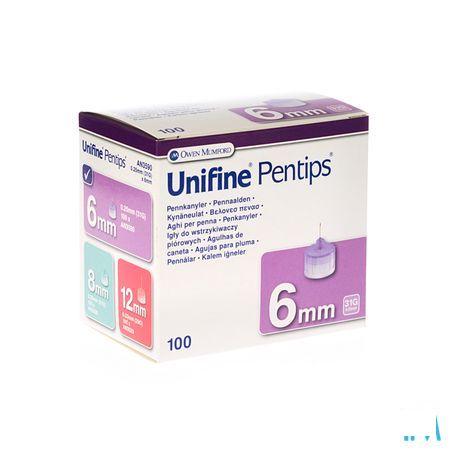 Unifine Pentips Aiguille Stylo 31G 6Mm 100 An3590  -  Line-Gold