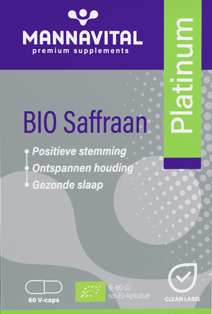 Mannavital Bio Saffran Platinum V-Caps 60