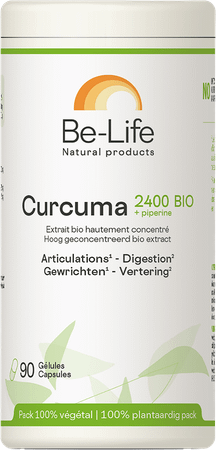 Curcuma 2400 + Piperine Be Life Pot Capsule 90  -  Be-Life