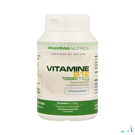 Vitamine B12 Pot Tabletten 120 Pharmanutrics  -  Pharmanutrics