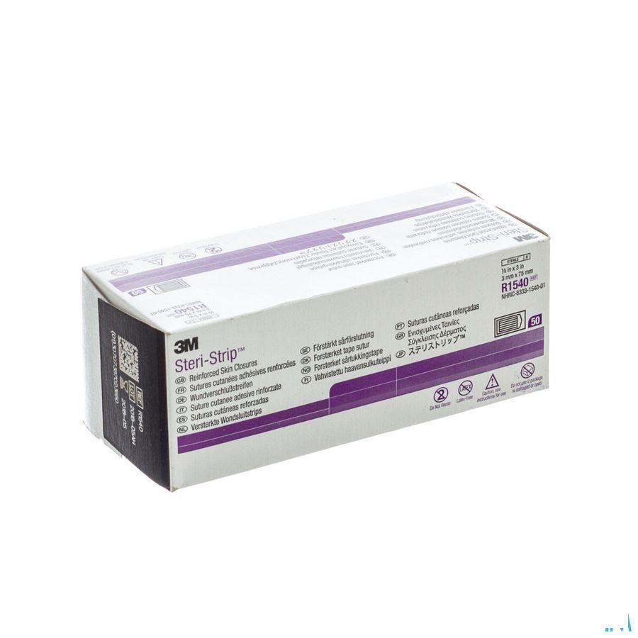 Steri-Strip 3M 3mm x  75mm 50 1540
