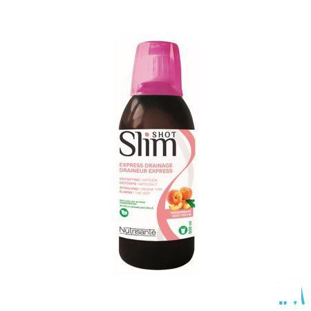 Slimshot Draineur Peche 500 ml  -  Nutrisante