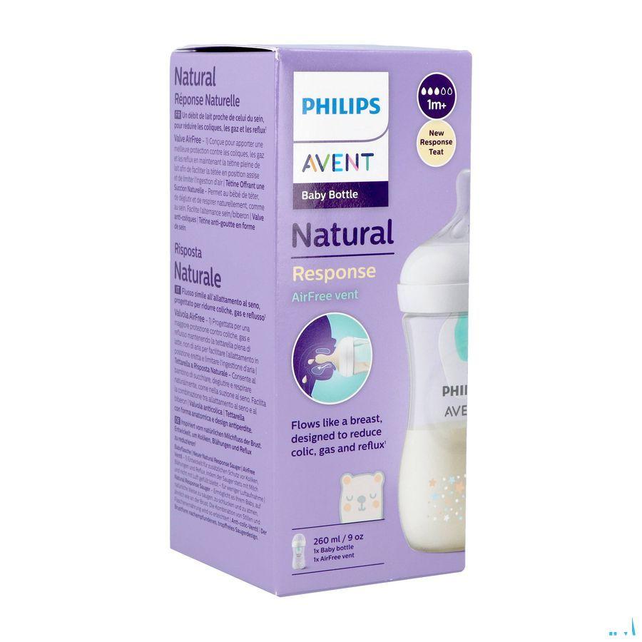 Philips Avent Natural Airfree Zuigfles Beer 260 ml