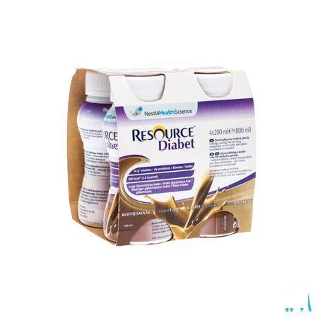 Resource Diabet Coffee 4x200 ml 12173636  -  Nestle