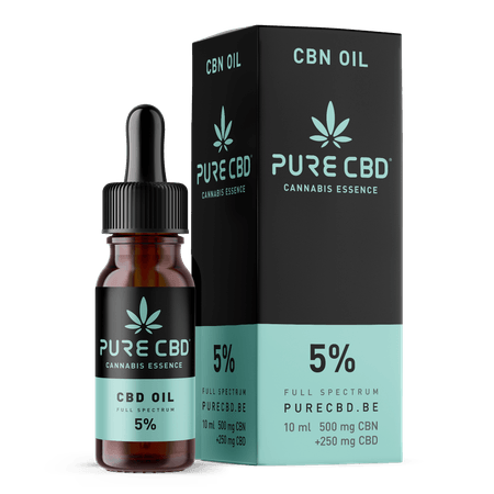 Pure Cbd 250 mg Cbn 500 mg Oil Full Spectrum 5% 10 ml