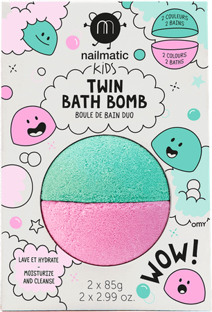 Nailmatic Kids Duo Bruisbal Rose&Groen 2X85G