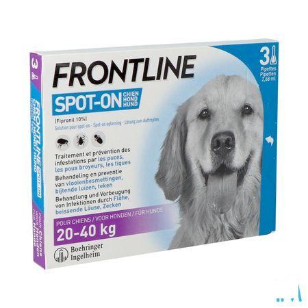 Frontline Spot On Hond 20-40kg et 3x2,68ml