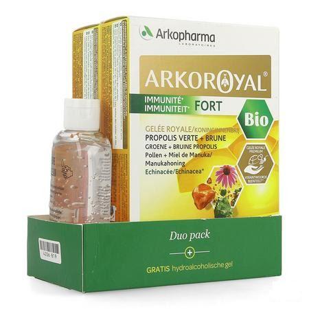 Arkoroyal Immuniteit Fort Duo Amp20X10 ml+H.Gel50 ml  -  Arkopharma