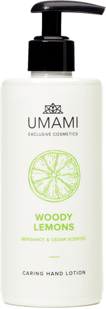Umami Woody Lemons Bergamot&Ceder Hand Lotion 300 ml