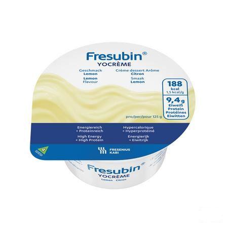 Fresubin Yocreme Citron 4x125 gr 7118701  -  Fresenius