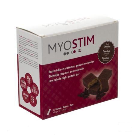 Myostim Proteinereep Melkchocolade 12  -  Procell