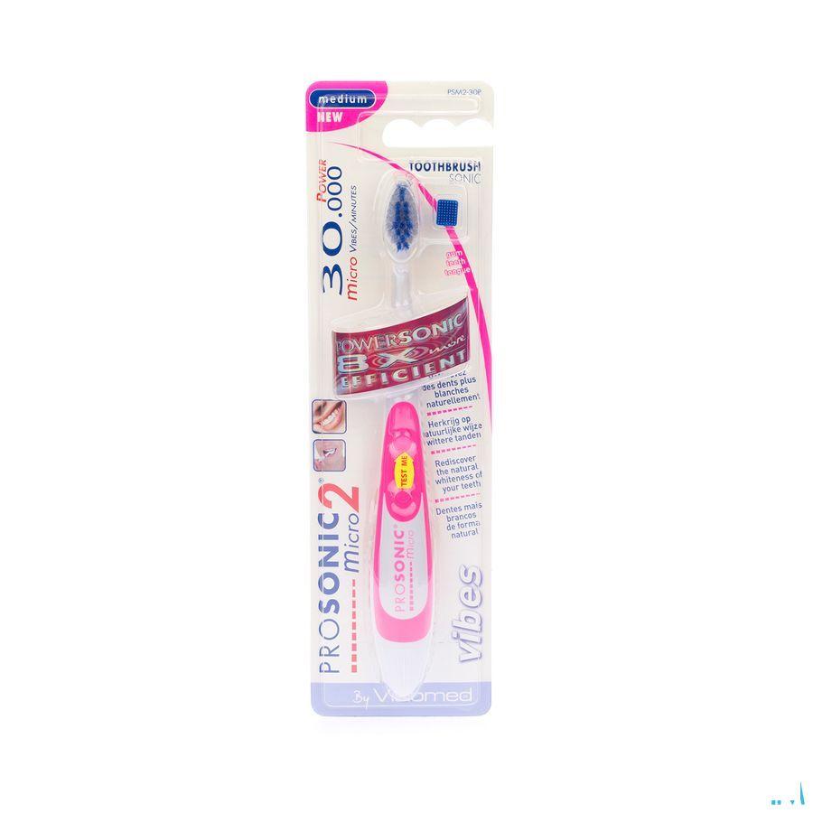 Prosonic Micro2 Brosse Dents Sonic Rose  -  Biosynex