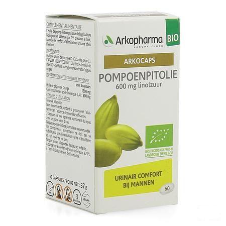 Arkocaps Pompoenpitolie Bio 60 Capsule  -  Arkopharma