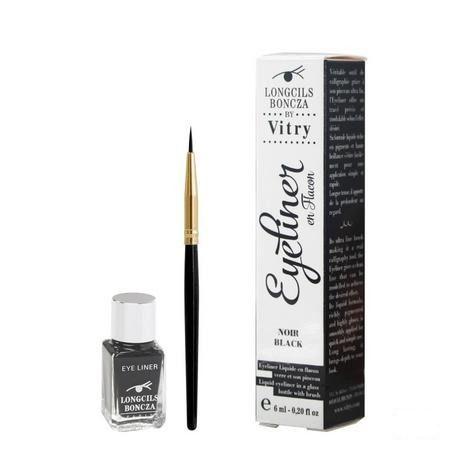 Longcils Boncza Eye-liner Flesje En Penseel Zwart  -  Vitry