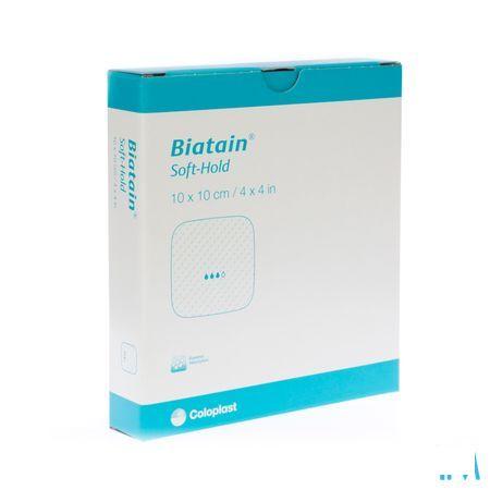 Biatain Soft Hold Schuimverb 10,0x10,0cm 5 33470  -  Coloplast