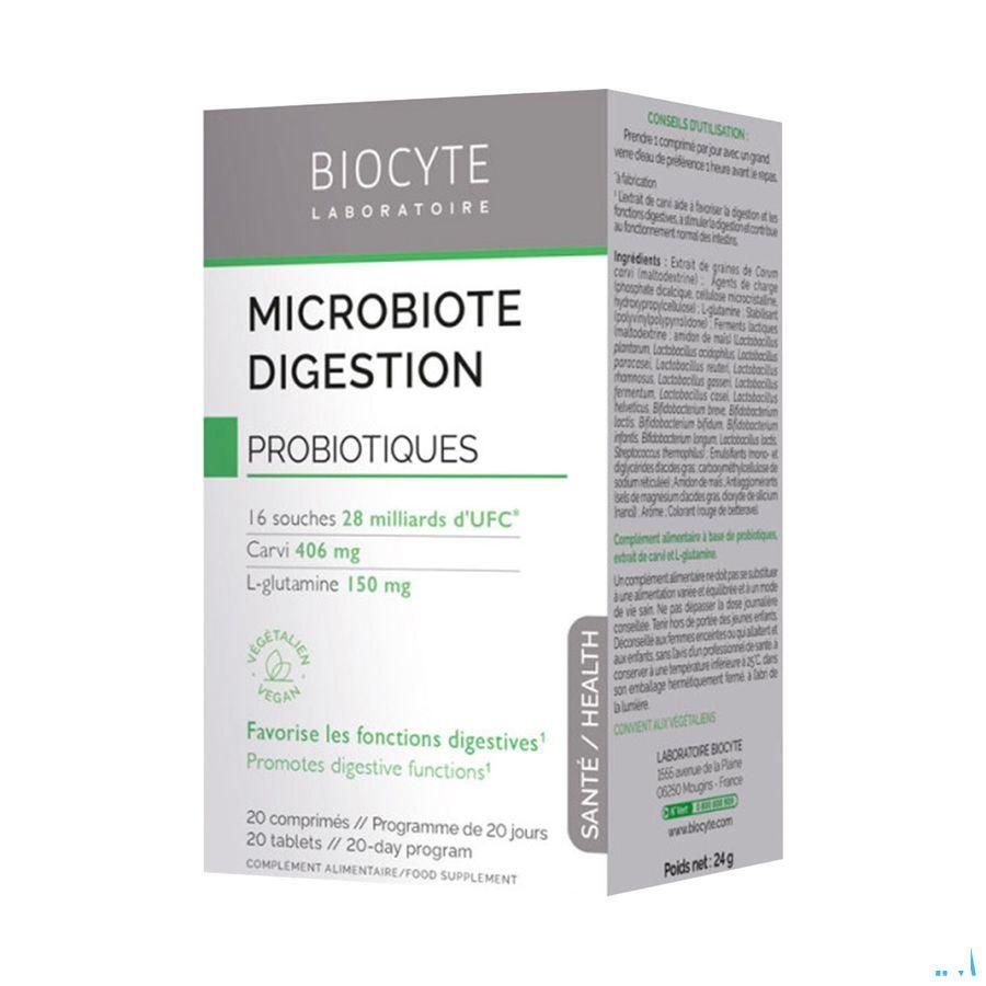 Biocyte Microbiote Spijsvertering Tabletten 20  -  Biocyte