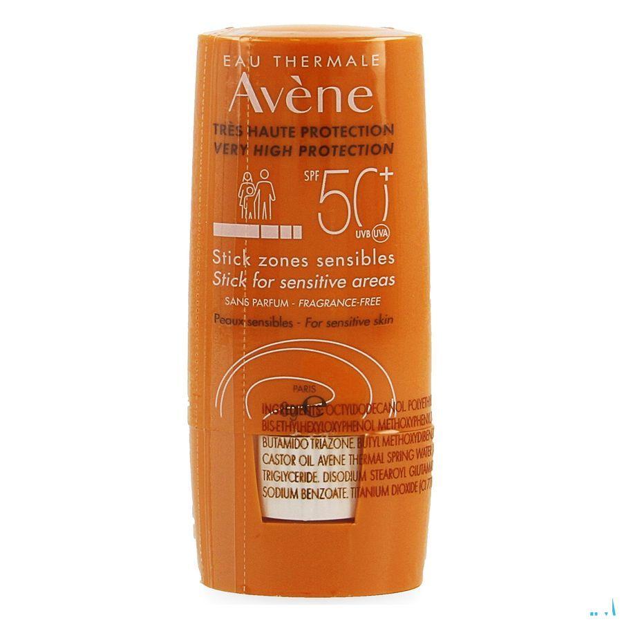 Avene Zon Ip50+ Stick Gevoelige Zones 8 ml  -  Avene