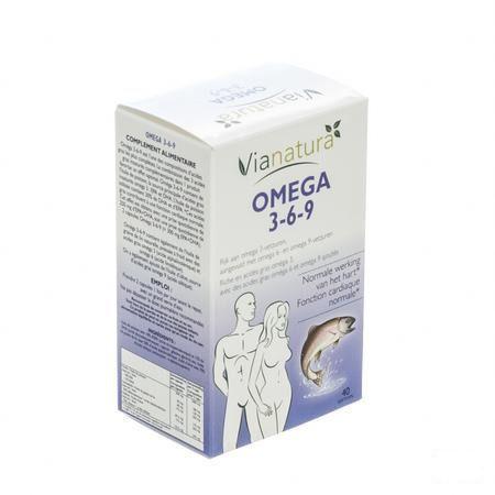 Via Natura Omega 3-6-9 SoftCapsule 40  -  Ocebio