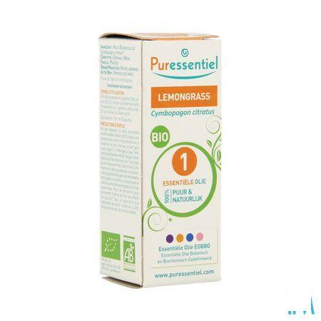 Puressentiel Eo Lemongrass Bio Essentiele Olie 10 ml  -  Puressentiel