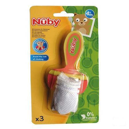Nuby Sabbelzakje Vervangnetjes - 6m +   -  New Valmar