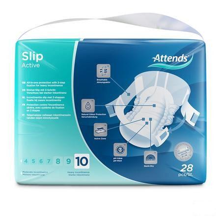 Attends Slip Active 10 Large 1x28