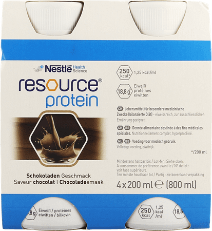 Resource Protein Chocolat 4x200 ml  -  Nestle