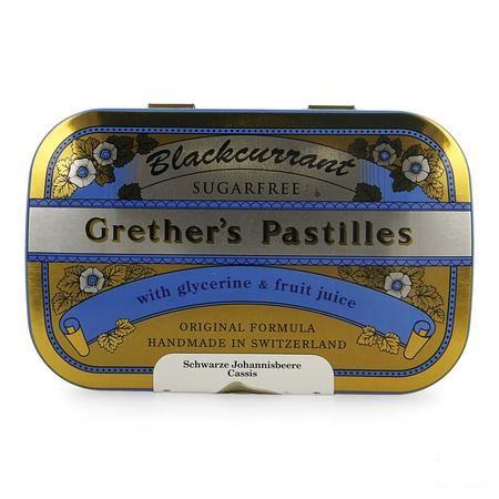 Grether's Pastilles Blackcurrant Ss Pastille 110 gr  -  Melisana