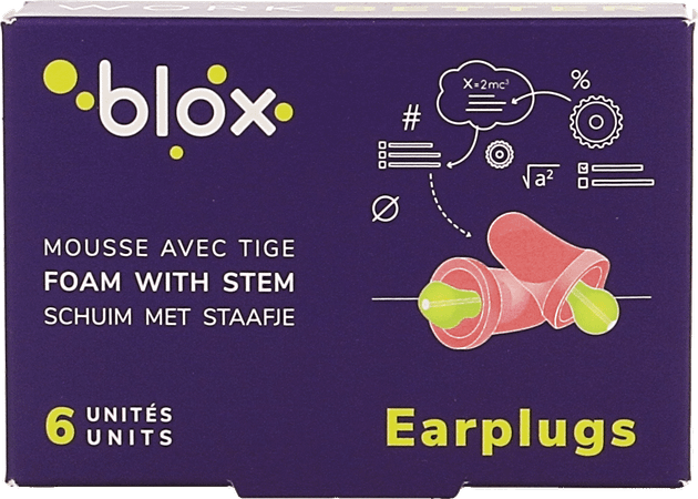 Blox Concentratie Anti lawaai Oordoppen 3 Paar