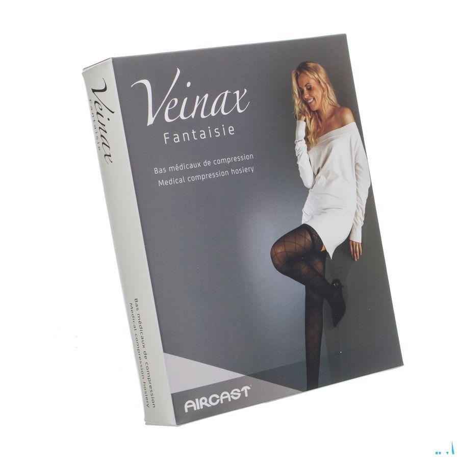 Veinax Panty Grote Diamant 2 Lang Zwart Maat 4
