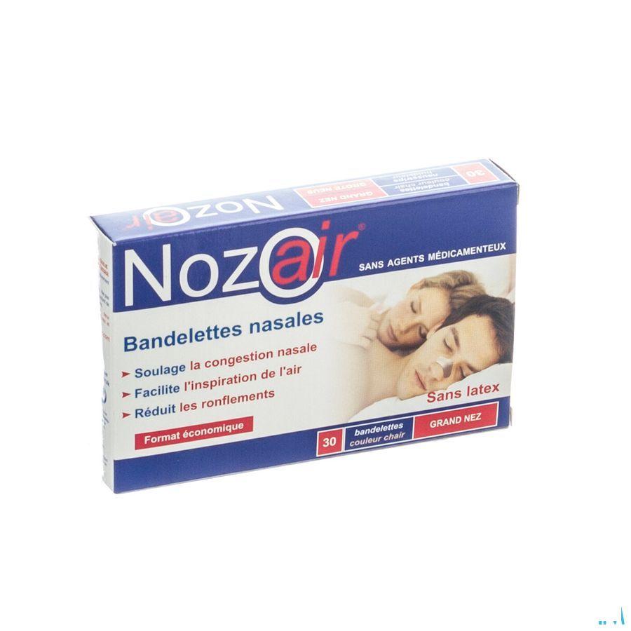 Nozoair Bandelette Nasale Grand Nez 30