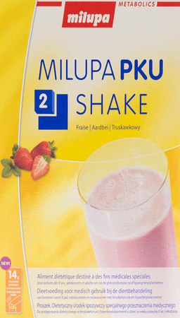 Pku 2 Shake Aardbei Zakje 10x50 gr  -  Nutricia
