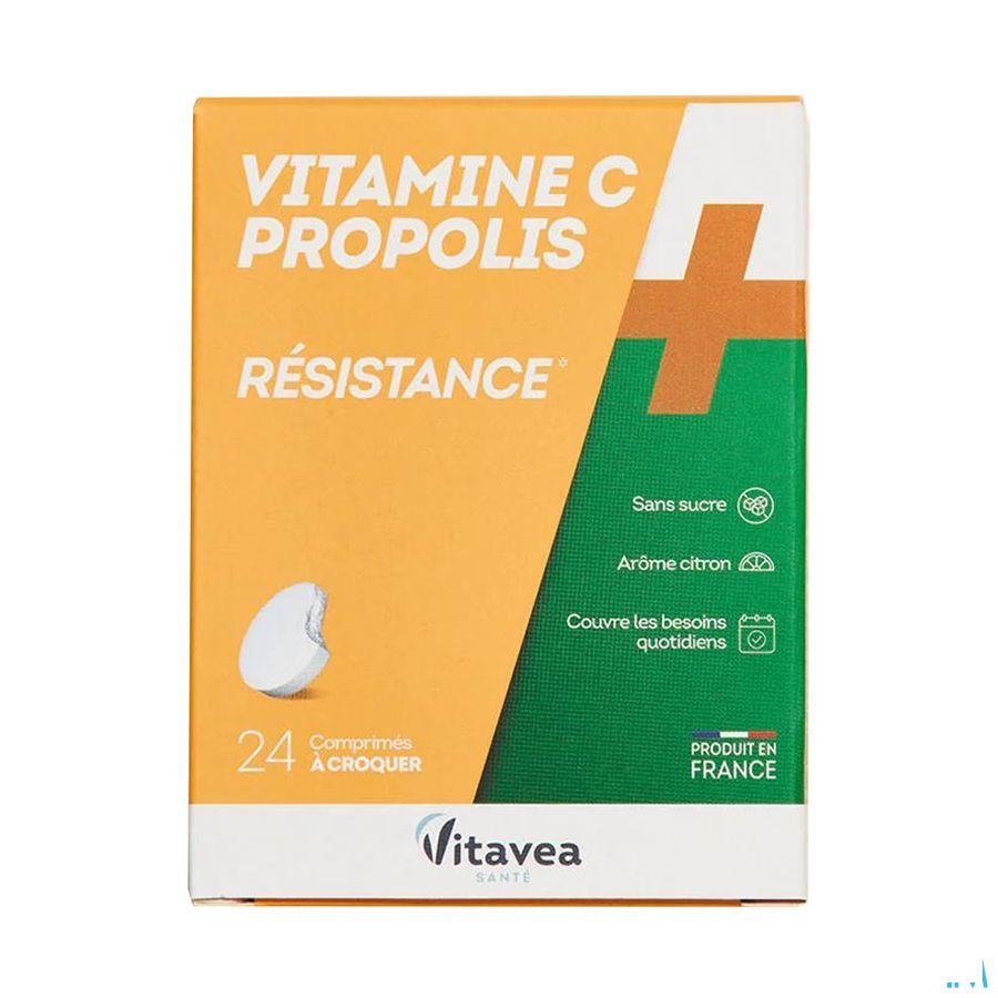 Vitamine C + propolis Kauwtabletten Tube 2x12  -  Nutrisante