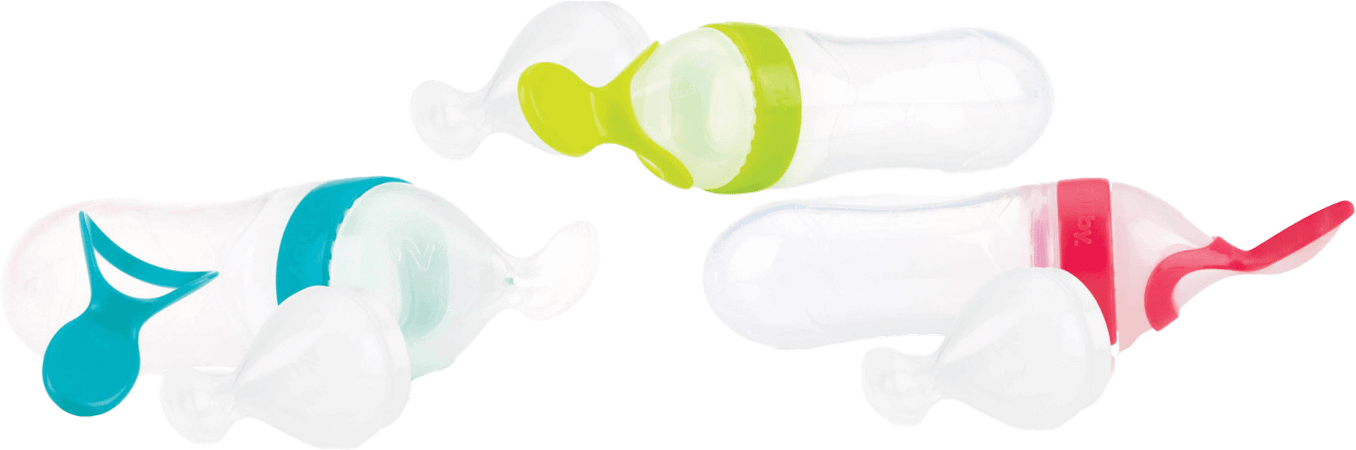 Nuby Cuillere Easy Squeezy 6m +   -  New Valmar