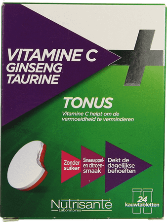 Vitamine C Ginseng Taurine Tabletten 2x12  -  Nutrisante