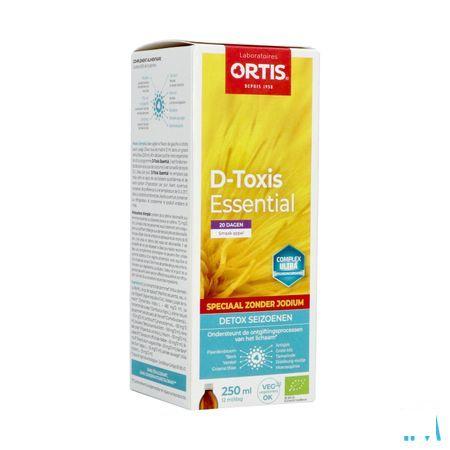 D Toxis Essential Zonder Iodium Appel Bio 250 ml