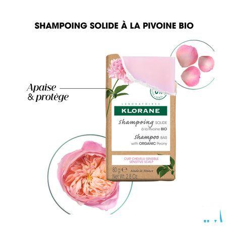 Klorane Capil. Shampooing Solide Pivoine 80 gr