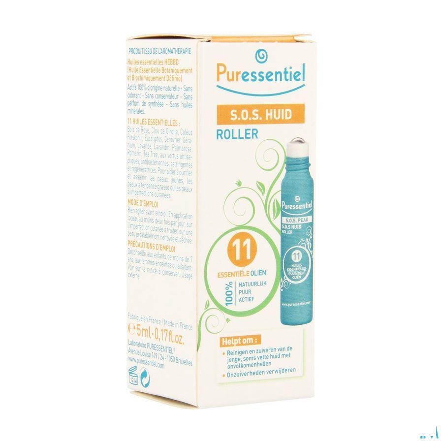 Puressentiel Roller Sos Peau 11 Huile Essentielle 5 ml  -  Puressentiel