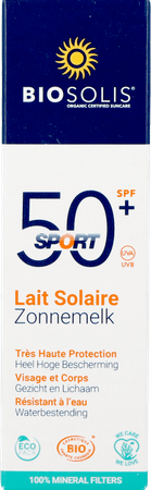 Biosolis Lait Solaire Sport Ip50+ 50 ml