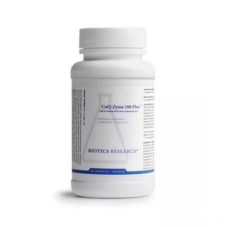 Biotics Coq-Zyme 100 Plus 60 gélules  -  Energetica Natura