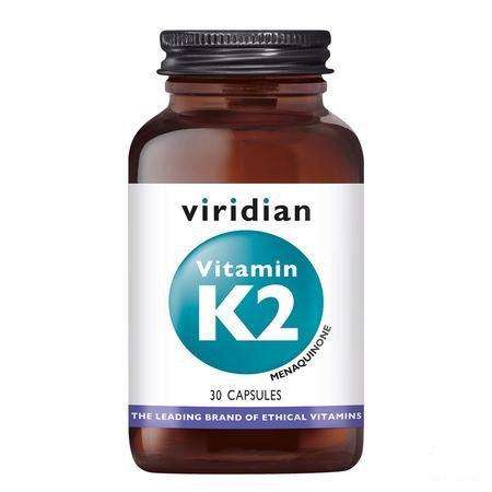 Solgar Viridian Vitamin K2 50 mcg Caps 30  -  Solgar Vitamins