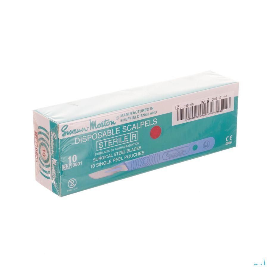 Scalpel S.m Disposable Steriel Nr10 10  -  Wm Supplies