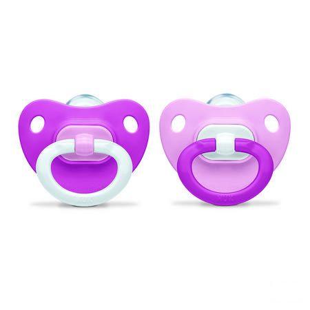 Nuk Sucettes 1 Classic Fashion Fille 0-6m 2  -  Eureka Pharma
