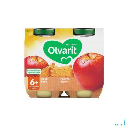Olvarit Appel Koek 2x200 gr 6m51  -  Nutricia