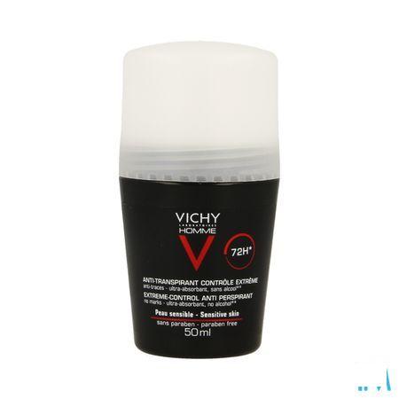 Vichy Homme Deo Anti transp. 72u Roller 50 ml  -  Vichy