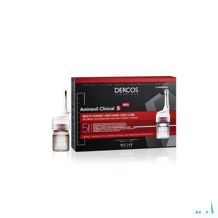 Vichy Dercos Aminexil Clinical 5 Men Ampullen 21x6 ml  -  Vichy